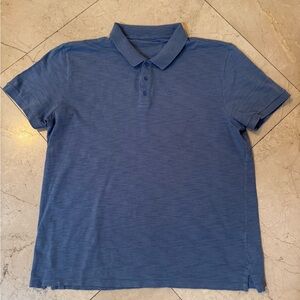 Vince Classic Blue Polo Shirt